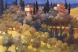 Philip Craig Canvas Paintings - Florentine Landscape